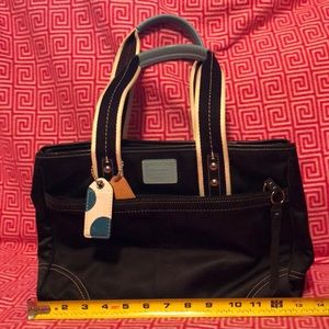 Black coach tote